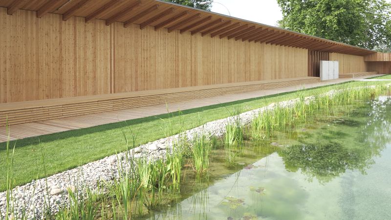 Illustration for article titled This Chlorine-Free Pool Is Biofiltered and Freaking Beautiful